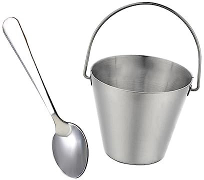 Gatuida Stainless Steel Egg Bucket Egg Cup Holder for Boiled Teppanyaki Steamed Container Spoon for Kitchen Storage