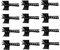 Farfalle morsetti per capelli Clipspinger clips di parrucchieri salonari artigli 12pcs morsetti a farfalla
