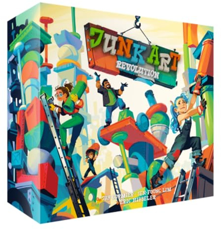 Ludonova | Junk Art Revolution | Board Game | Ages 8+ | 2-6 Players | 30 Minutes Playing Time