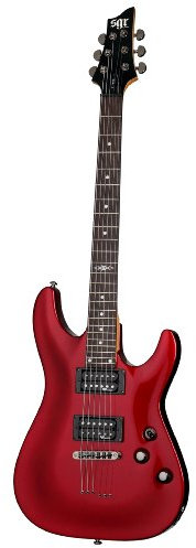 Schecter SGR C1 E-Gitarre, Metallrot