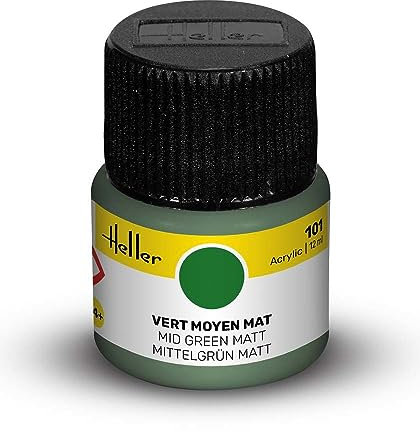 heller 9101 Acylfarbe 101 Mittelgrün matt