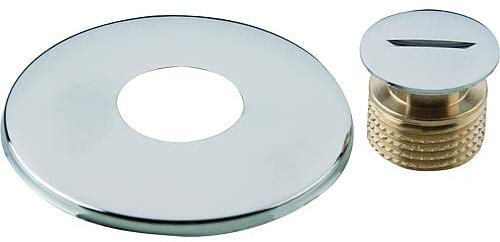 Blindstopfen Messing vc 1/2, Rosette