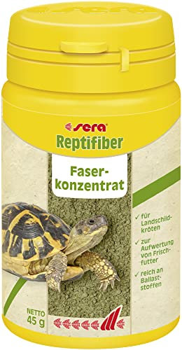 sera Reptifiber 100 ml (45 g) - Das leckere Faserkonzentrat für das Extra an Ballaststoffen, Landschildkröten Futter