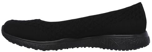 Skechers Women's Microburst - one-up Fashion Sneaker, Black, 5.5 UK