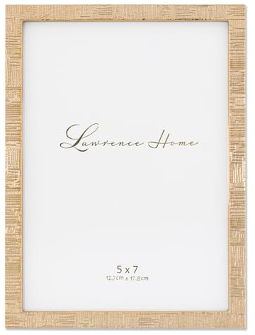 Lawrence Frames Picture Frame, Gold, 5x7