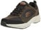 Skechers Oak Canyon, Sneaker Uomo, Chocolate Leather Pu Mesh Black Trim, 46 EU