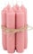 IB Laursen - Stabkerze, kleine Kerzen - Farbe: Pink Peony - 8er Set - Brenndauer: ca 4,5 Stunden