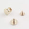 Or, 9 mm x 3 mm 9 Different Taille zinc Vis en alliage ronde Rivets Chicago vis à vis Concho Chicago Bouton pour la décoration en cuir bricolage Bookbinding. 20 ensembles par lot H86