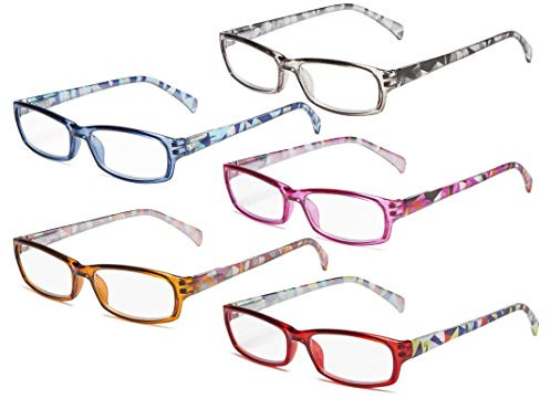 Eyekepper Stylische Damen Lesebrille im 5er-Pack