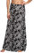 EXCHIC Femmes été Plage Bohème élastique Yoga Maxi Jupes Taille Haute Longues Tube Jupe(M, 5)