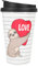Depesche 2180.042 - Tazza in plastica con motivo Love, 350 ml, multicolore