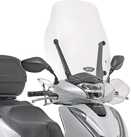 D1155ST|139 PARABREZZA VISIERA SCHERMO CUPOLINO PARAVENTO GIVI COMPATIBILE CON HONDA SH 125 150 i 2019 MOTO SCOOTER