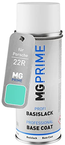 MG PRIME Autolack Spraydose für Porsche 22R / N4 Mintgrün/Mint Green Basislack Sprühdose 400ml