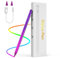MoKo USB-C Stylus Pen für iPad 10/9 Gen,iPad Pro 13/11 (M4) 2024,iPad Pro 12,9,iPad Pro 11,iPad 10/9/8/7/6,iPad Air 13/11 (M2) 2024/5/4/3,iPad Mini 6/5 Gen, Palm Rejection & Neigung, Gradient Lila
