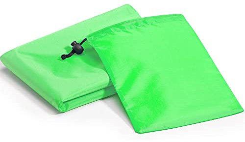 CelinaSun Outdoordecke 200x200 cm grün PES Taschen Stranddecke Picknick Decke Ultraleicht schnelltrocknend Unterlage