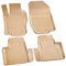 Recambo 3D Gummi Fußmatten kompatibel für Mercedes ML-Klasse W164 | 2005-2011 | Auto Gummimatten | Passgenau | mit Rand | beige