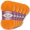 Alize 5 x 100 g Cotton Gold Premium Wolle| 39 Farben Sommerwolle Garn Stricken Amigurumi (83 | Kürbis)