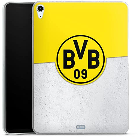 DeinDesign Silikon Hülle kompatibel mit Apple iPad Air 2020 (2020) Case Tablet Hülle Offizielles Lizenzprodukt Borussia Dortmund BVB