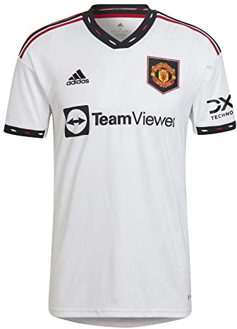Manchester United Homme Season 2022/2023 Official Away T Shirt, Blanc, 3XL EU