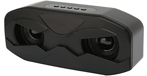 Outdoor Speaker, HiFi Subwoofer Bluetooth Speaker with LED Display and Colorful Breathing Light, 2000mAh Portable Wireless Speaker, Stereo Loud Sound, Rich Bass, for Party, Travel,(Deep Sky Black)