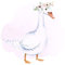 Serviette Schicke Gans, 20 Stück
