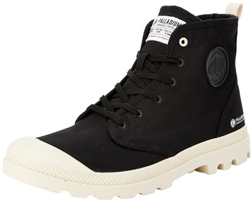 Palladium Pampa Hi Zip Organic, Scarpe da Ginnastica Unisex-Adulto, Nero, 40 EU