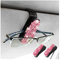 CGEAMDY 2 Pcs Soportes De Gafas De Coche, Clip Pedrería Brillante para Colgar Gafas para Visera De Coche, Accesorios Universales para Visera De Coche para Vasos, Tarjetas (Rosa)
