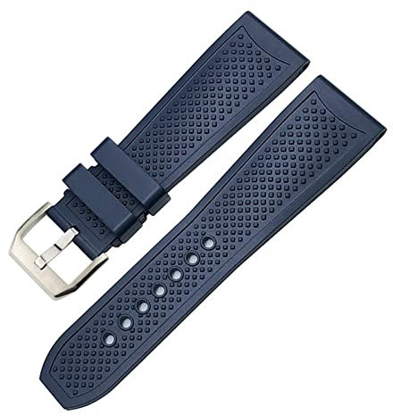 BONOOL 20 mm 21 mm Gummi-Silikon-Armband, 22 mm, 23 mm, 24 mm, passend für Cartier London Tank Santos Sports, weiche, wasserdichte Uhrenarmband-Serie