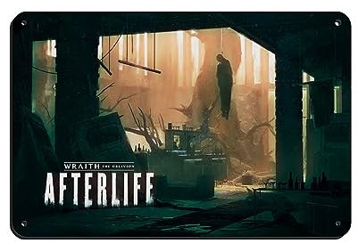 KOURT Game Poster Wraith The Oblivion Afterlife Retro Poster Metall Blechschild Chic Art Retro Eisen Malerei Bar Menschen Höhle Cafe Familie Garage Poster Wanddekoration 20 x 30 cm