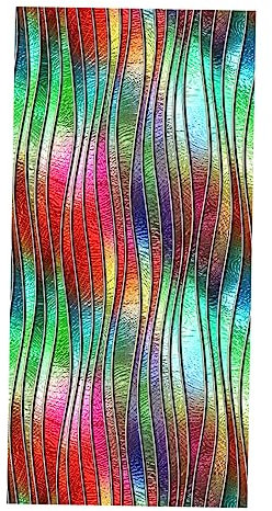 HOOTNEE Fensteraufkleber Glasdekorfolie Statisch Haftend Fensterdekoration Sichtschutz Für Fenster Oder Glastüren Transparent Mit Filigranem Aussehen