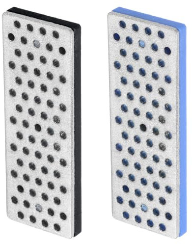 M METERXITY 2 Pack Ski Snowboard Diamond Stone - Ski Edge Files Sharpener Tool, Apply to Outdoor Snowboard (2.8, 240 Grit/360 Grit, 2 Colors)