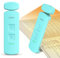 Gritin Leselampe Buch Klemme, USB Wiederaufladbare LED Buchlampe für Lesen ins Bett, 3 Farbtemperatur & 3 Helligkeiten Dimmbare Klemmleuchte, Augenschutzes Leselicht, Blau