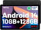 FECLYDET Tablet 11 Zoll Android 14 Tablet Octa-Core, Face ID/OTG,10(4+6) GB RAM+128GB ROM, 5MP+8MP, WiFi 6/BT5.3, Split-Screen, Drahtlose Projektion, 6800mAh, 1280 * 800 IPS, Widevine L1(Black)