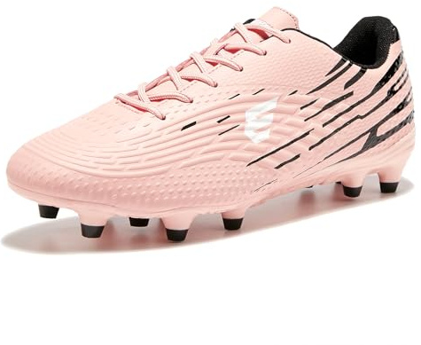EPIMENO Soccer Cleats Men's and Women's Lightweight Football Shoes Outdoor Rugby Boots