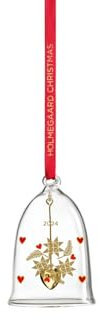 Holmegaard Ann-Sofi Romme Weihnachtsglocke, Glas, klar, 8cm