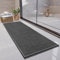 SIXHOME Tapis de Bain antidérapant Super Absorbant Tapis Baignoire Doux Tapis Sortie de Douche Lavable pour Salle de Bain Toilette(Gris foncé,40 * 100cm)