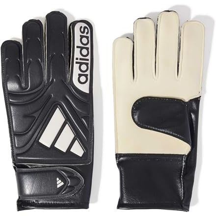adidas Unisex Copa Goalkeeper Gloves Club Junior Gloves, Black/White, 3.5