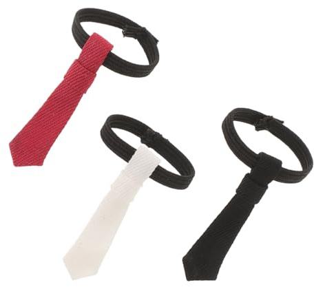 TOYANDONA Puppenkrawatte 3 Stück Mini Krawatten Handgefertigt Für Bjd Puppen Elegantes Fliege Design Zubehör Für Puppenkleidung Und Modische Puppenoutfits