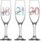 Personalised Birthday Champagne Flute Prosecco Glass Gifts for Her Girl Women Bestie Wine Glass 18th 21st 30th 40th 50th 60th 70th 80th Any Age Party Present Keepsake Milestone Idea