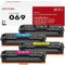 069 069H Toner Set Kompatibel für Canon i-sensys mf752cdw imageCLASS MF754Cdw MF751Cdw MF753Cdw MF756Cx i-SENSYS LBP673Cdw LBP674Cdw LBP674Cx CRG-069 CRG-069H (Schwarz Cyan Magenta Gelb 4Pk)