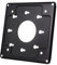 DIYEAH 1 Set PC Mini PC Mounting Bracket Compatible Back Plate for Monitors Space Saving Design Sturdy Construction Sleek Finish for Use