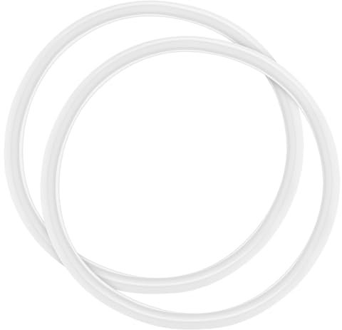 Abaodam Pressure Cooker Gasket Replacement Silicone Seal Ring 16cm Thickened Pot Sealing Rings 2pcs Set for High-Pressure Cookers Kitchen Accessories