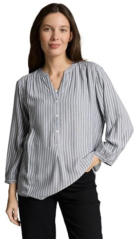 TOM TAILOR Damen Bluse mit Streifenmuster