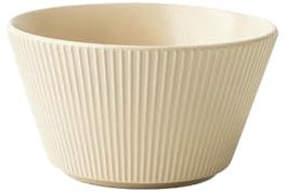 2pc/5inch personalized relief rice bowl ceramic household rice bowl - beige