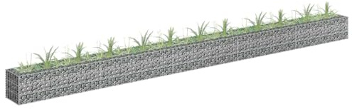 Swpsd Gabion Raised Bed Galvanised Steel 450x30x30 cm Gabions Model145645