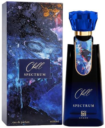 Ahmed Al Maghribi Spectrum Chill Extrait de Parfum 100ml for Men | Long Lasting Citrus Aquatic Woody Perfume | Bergamot, Jasmine, Coconut & Sandalwood | Premium Export Fragrance