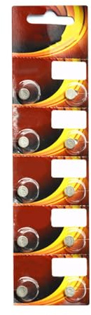 Jazuaiao 10Pieces SR621SW Button Cell Batteries 1.5V AG1 to AG12 for Watches and Small Electronics Long Shelf Life Watch Battery