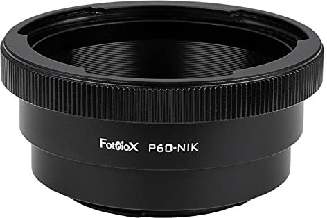 Fotodiox Lens Mount Adapter, Pentacon 6/Kiev 66 to Nikon Camera Adapter, for Nikon D1, D2, D3, D3x,D3s, D100, D200, D300, D300s, D700, D40, D40x, D50, D60, D70, D70s, D80, D90, D3000, D3100, D5000, D7000