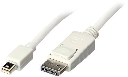 LINDY 3m Mini DisplayPort to DisplayPort Cable, White