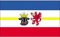 AZ FLAG - Flagge Mecklenburg-Vorpommern - 150x90 cm - Mecklenburg-Vorpommern Fahne 100% Polyester mit Messing-Ösen - 110g